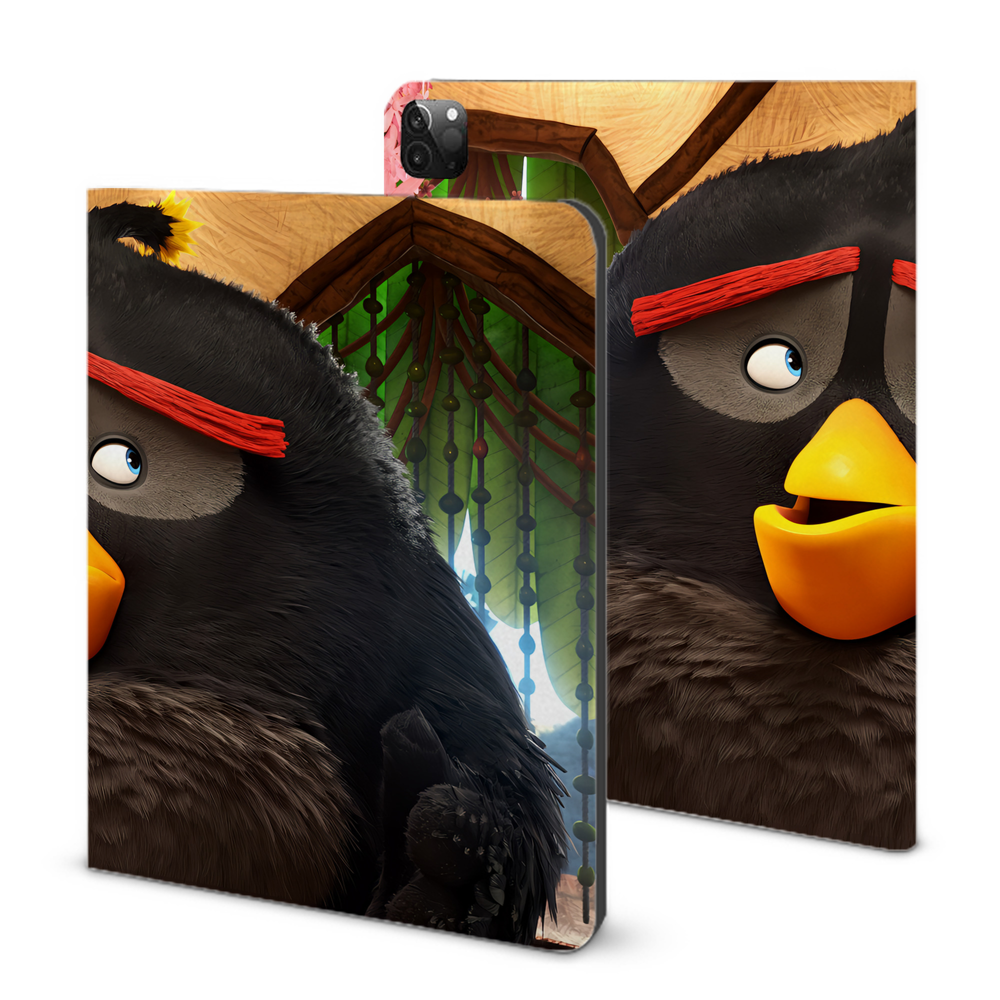 （画像用） Angry Birds アングリーバード IPadケース ペンホルダー付き ブックスタイルデザイン